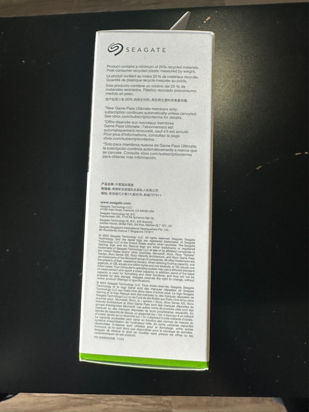 Seagate 1TB SSD Storage Expansion Card for Xbox Series X|S - photo 3