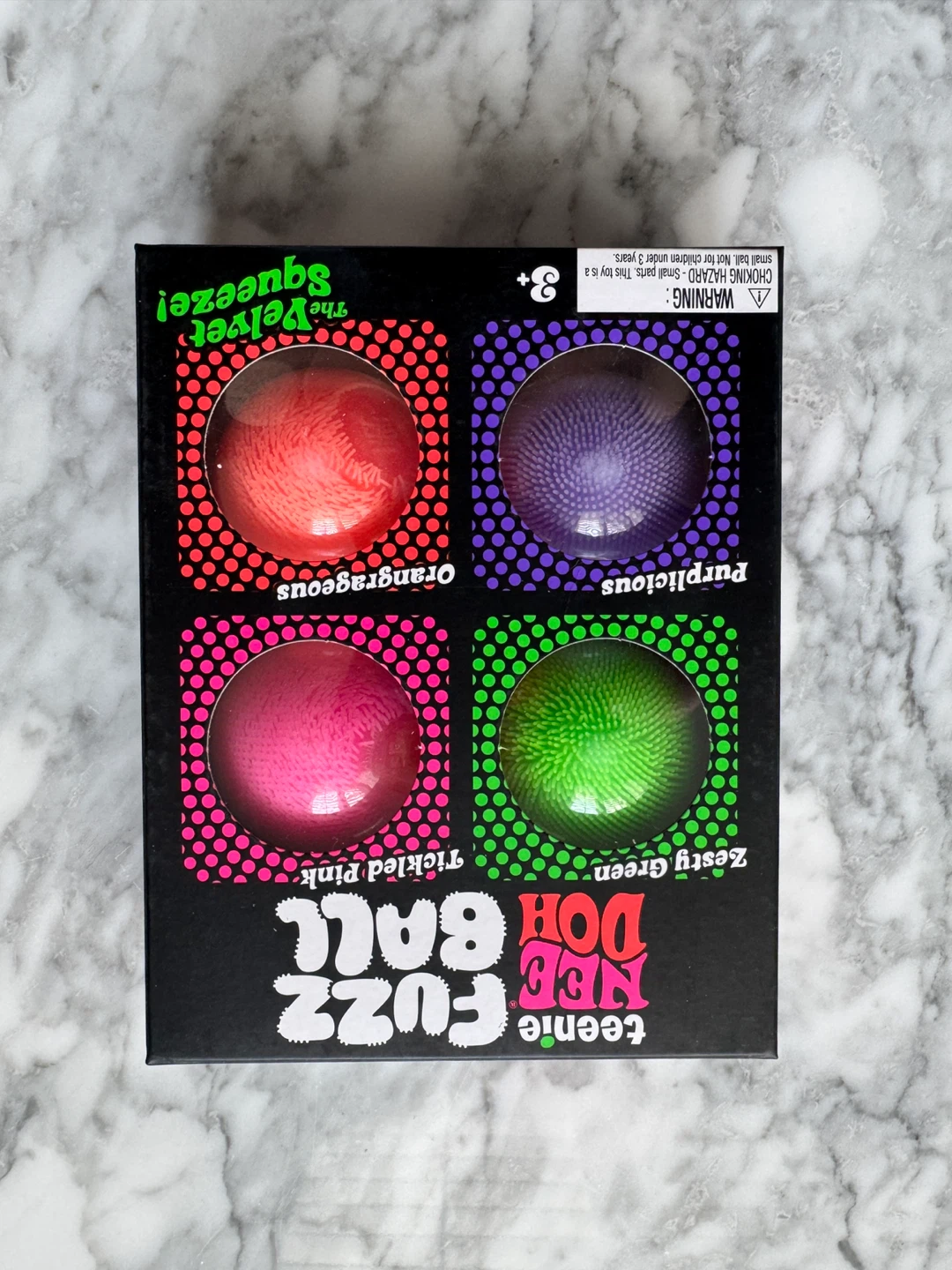 NeeDoh Fuzz Ball, Gumdrop, Nice Cube, Cool Cats Squishies - photo 4