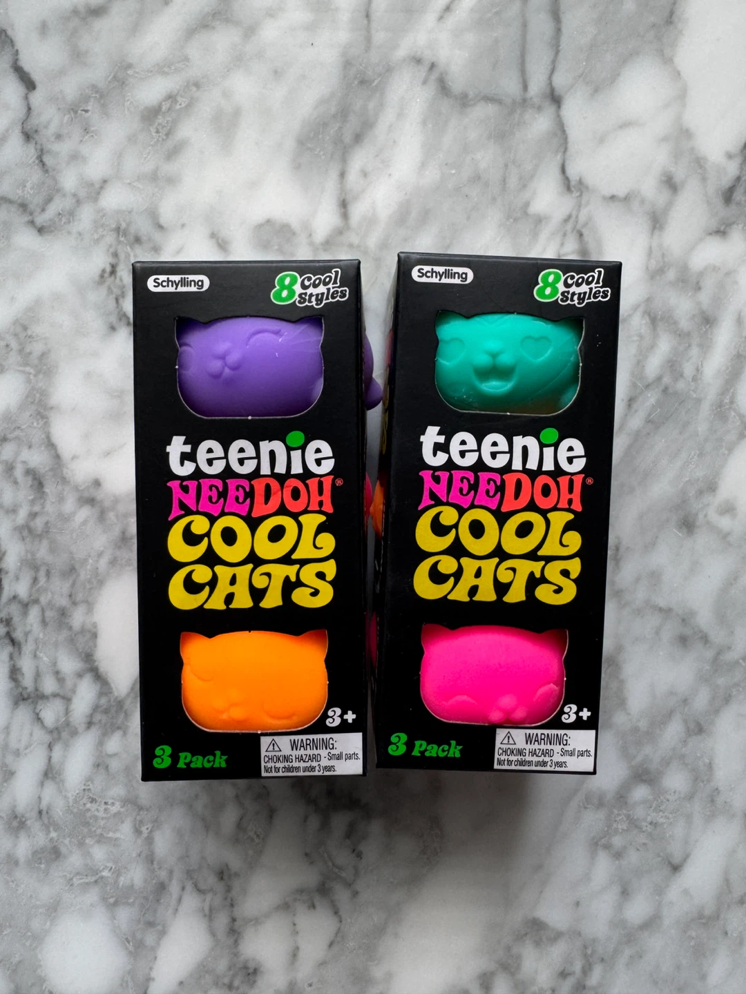 NeeDoh Fuzz Ball, Gumdrop, Nice Cube, Cool Cats Squishies - photo 5
