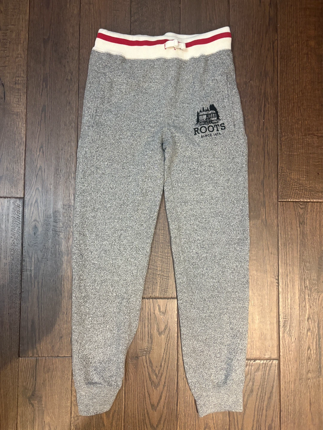 Roots Kids Cabin Salt and Pepper Sweatpants Size 12 Cottagecore