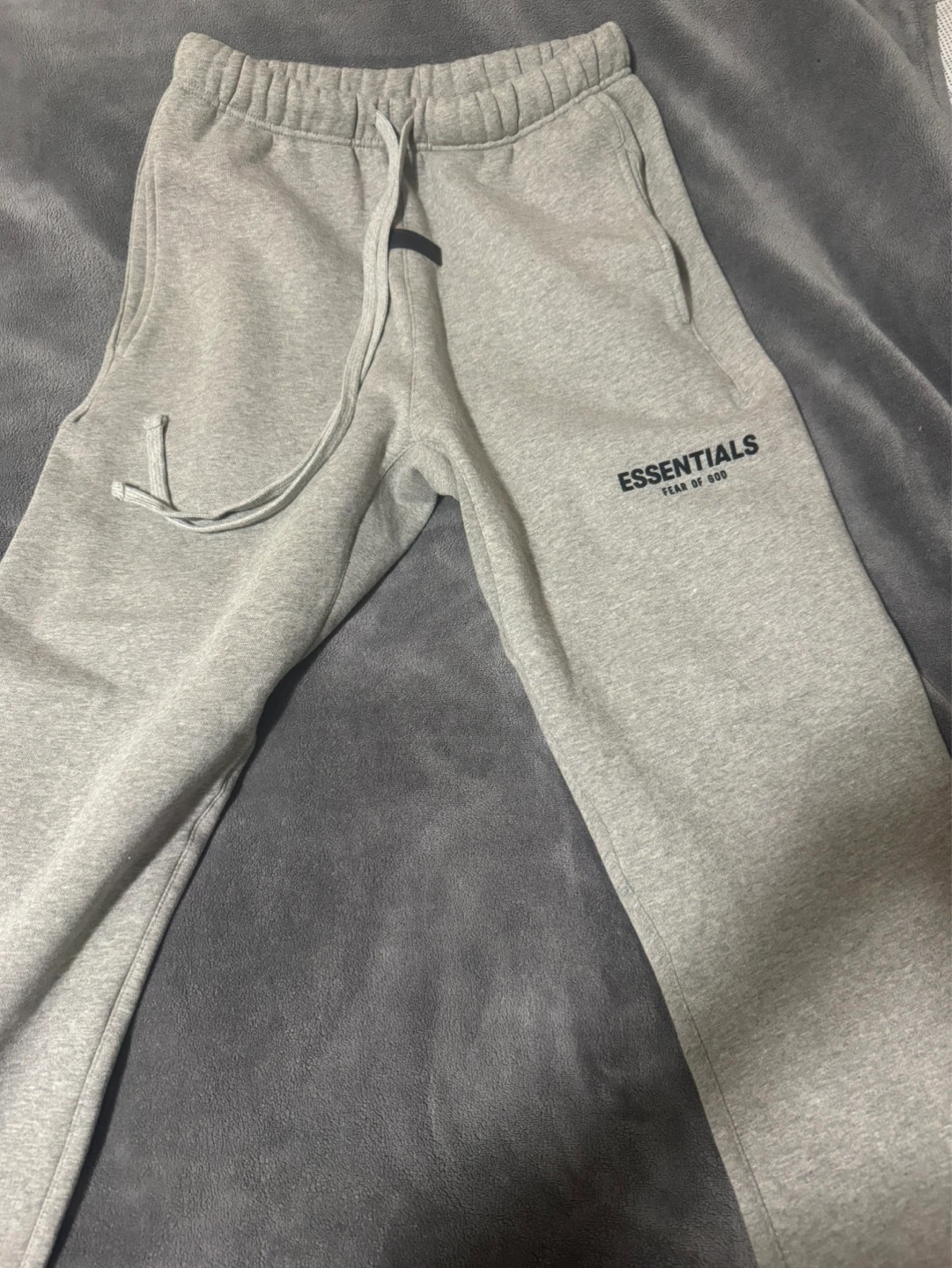 Dark Oatmeal Fear of God Essentials Grey Sweatpants Size M