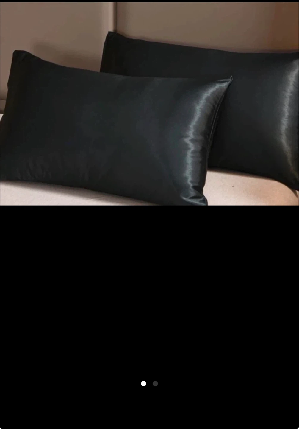 Black Satin Bed Sheet Set