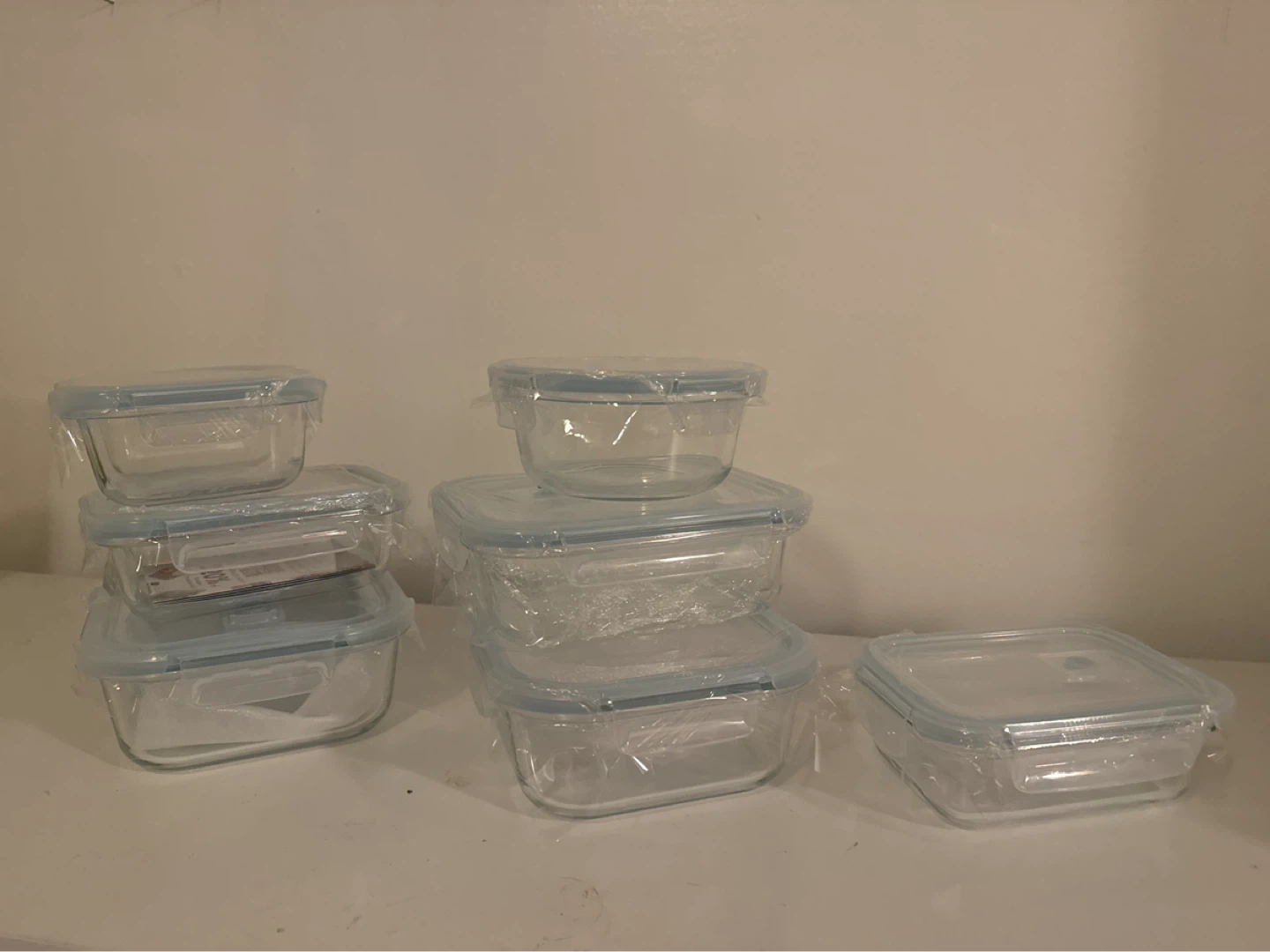 Glass Food Storage Containers with Lids (Set of 7) - photo 2