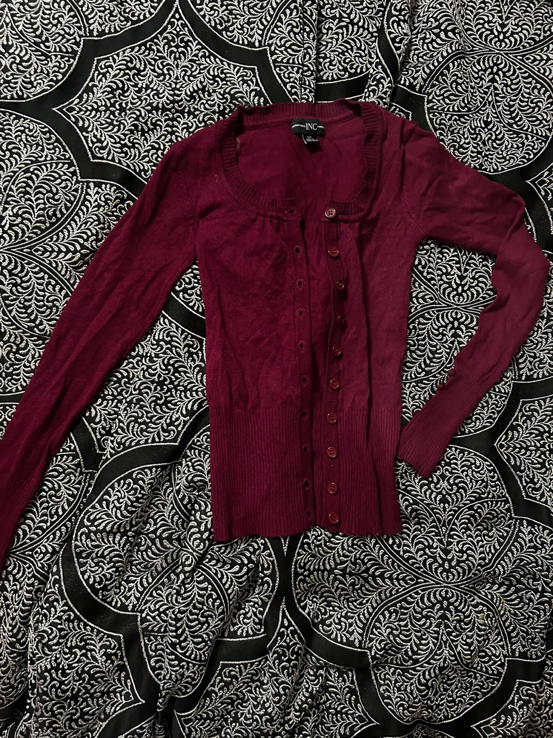 Burgundy Cardigan - photo 2