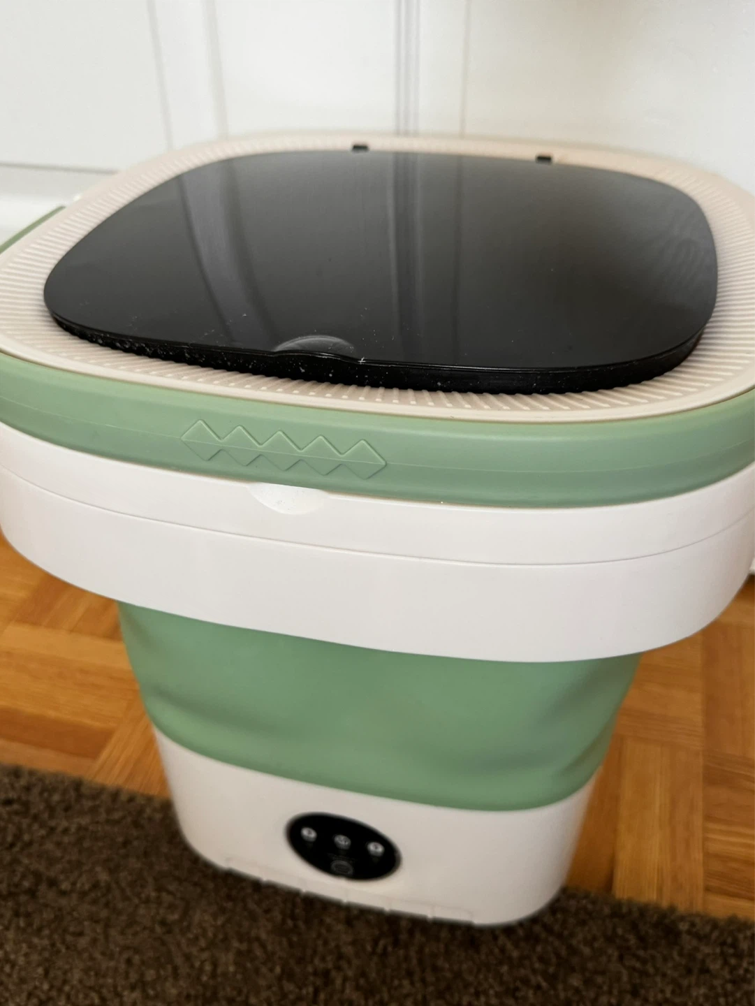 16L Portable Folding Washing Machine with Spin Dryer Basket