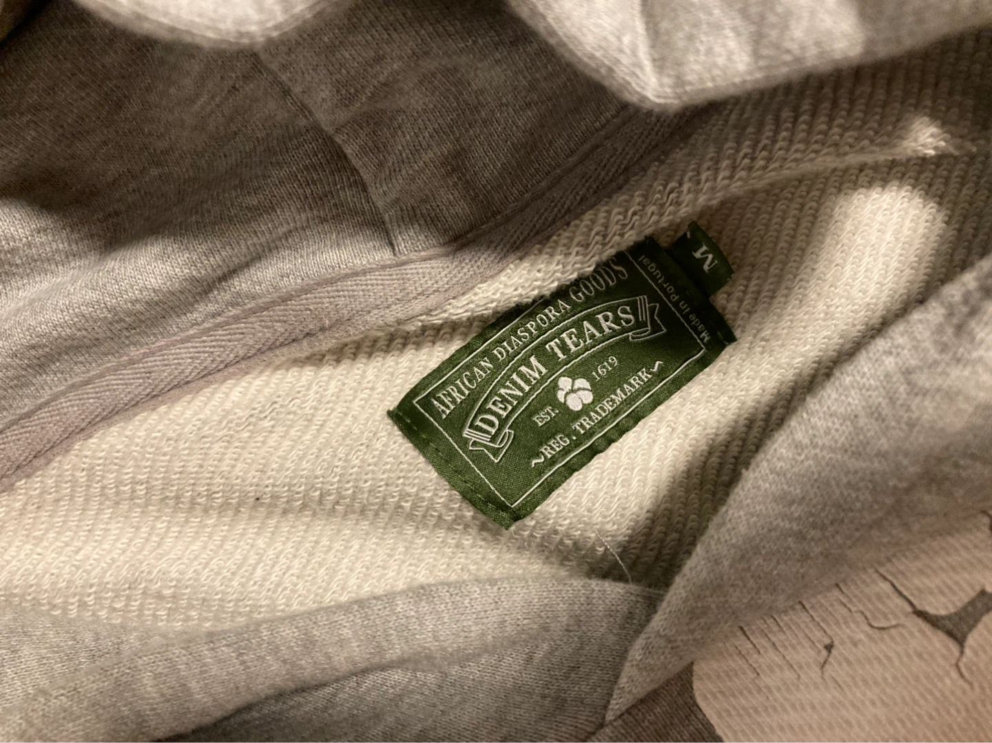 Denim Tears Grey Hoodie - photo 3