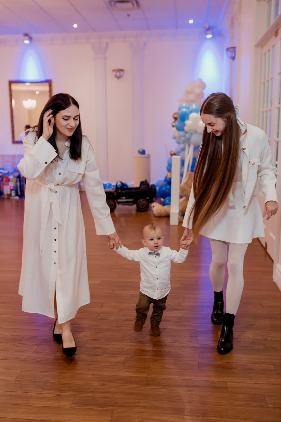Long white dress HM size M