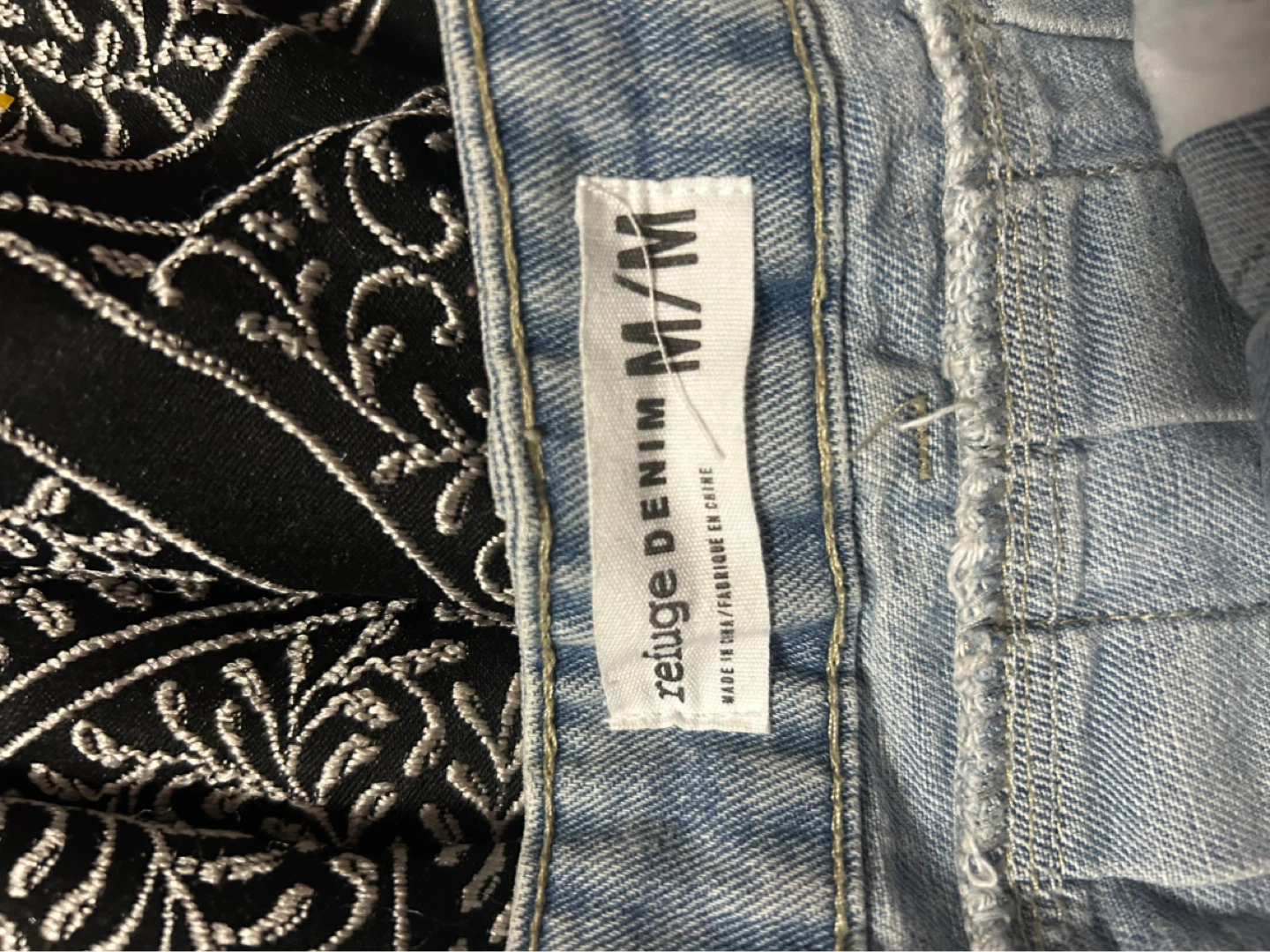 Denim Pleated Skirt - Size M - photo 2