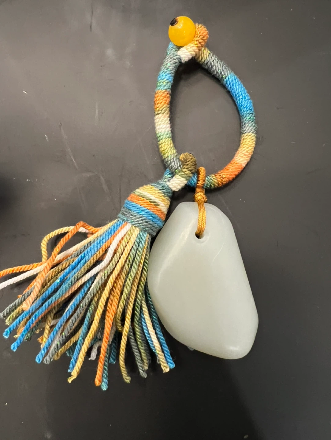Jade Pendant Tassel Charm