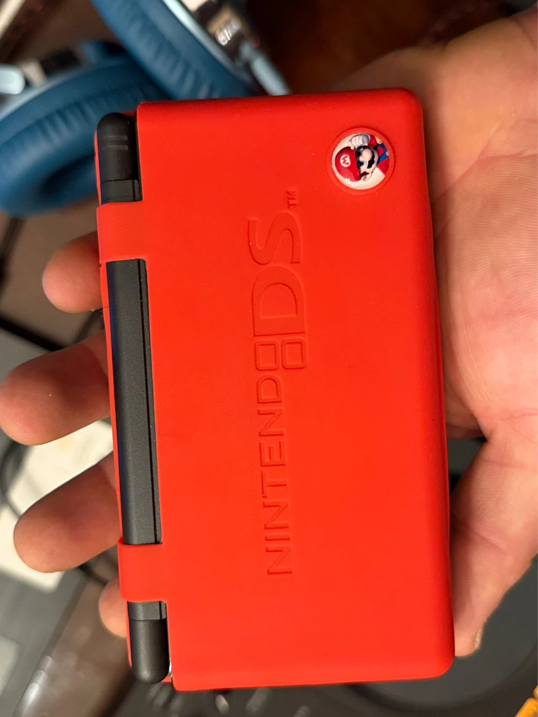 Nintendo DS Lite (Red) with Brain Age game - photo 2
