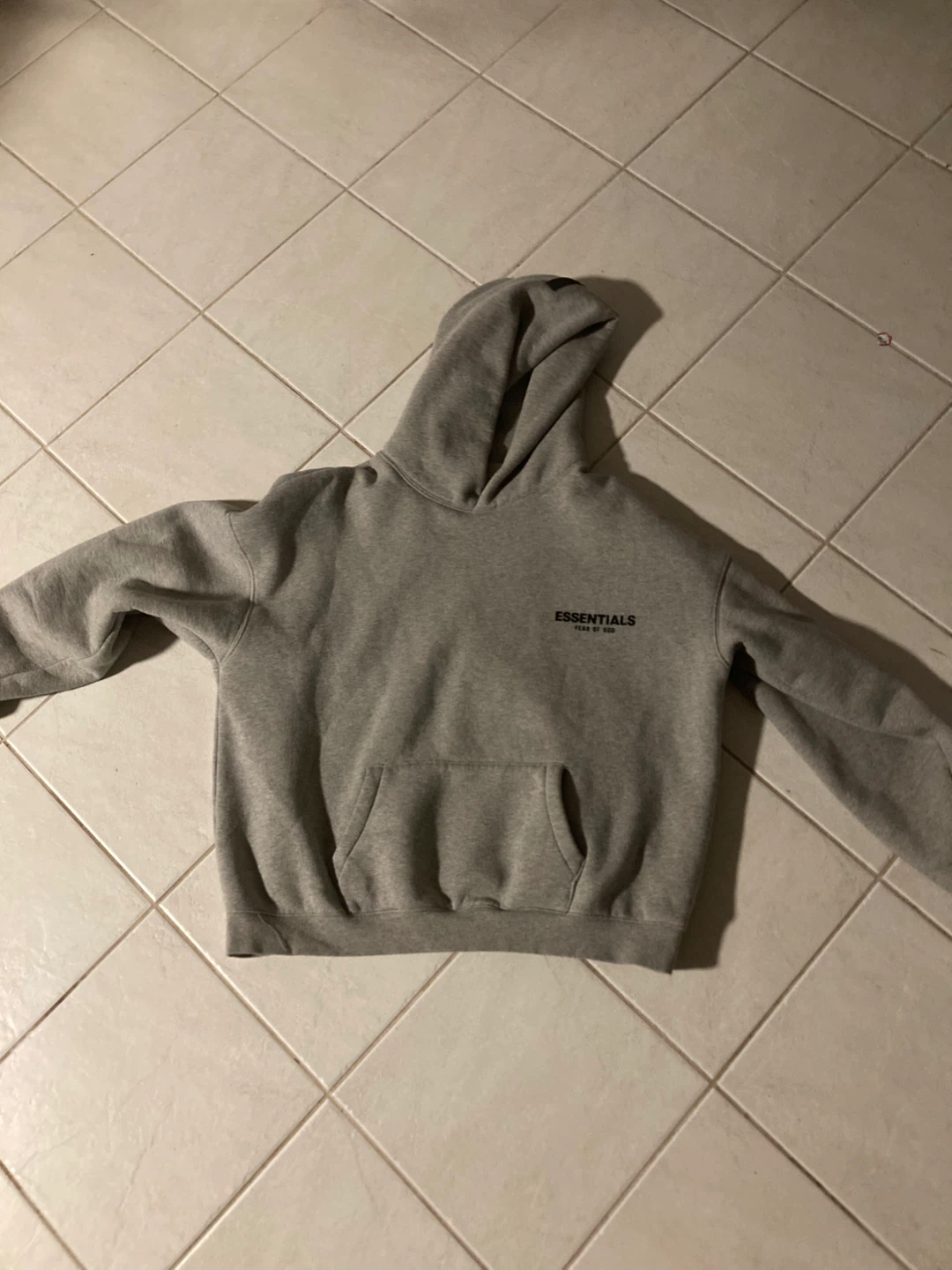 Fear of God Essentials Hoodie Grey