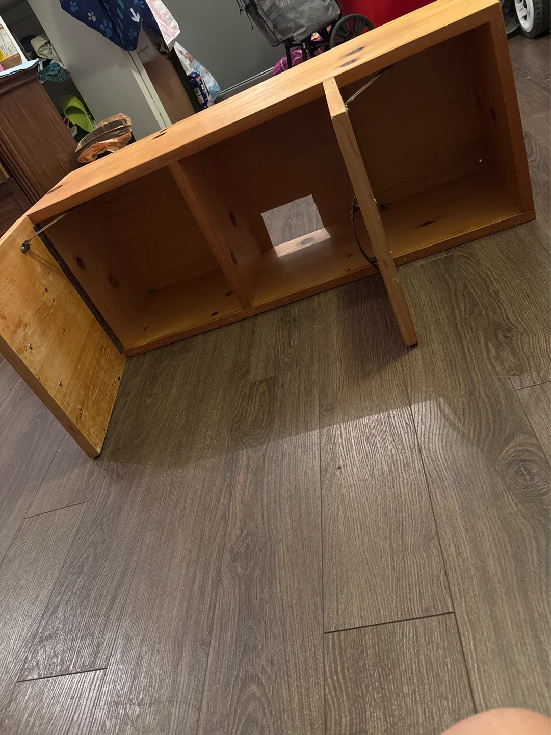 Wooden Storage Cube with Doors - photo 4