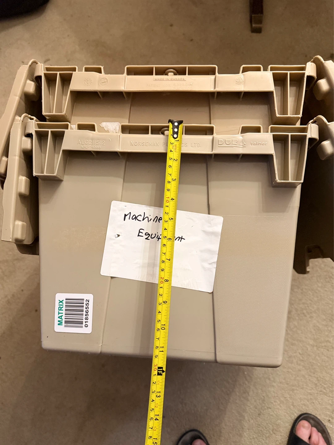 Norseman Plastics Stackable Storage Bin - photo 2