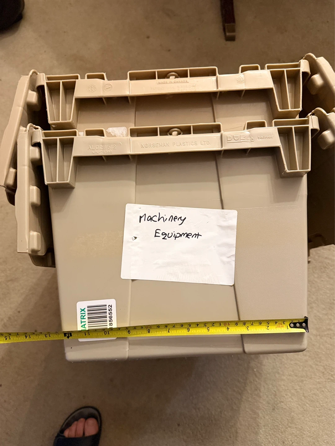 Norseman Plastics Stackable Storage Bin - photo 3