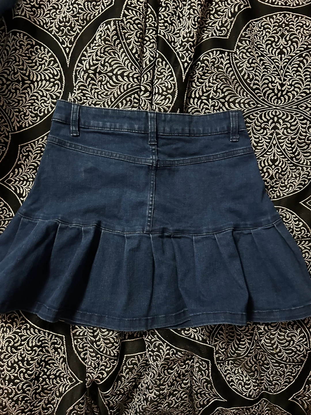 Denim Pleated Skirt - M/M - photo 3
