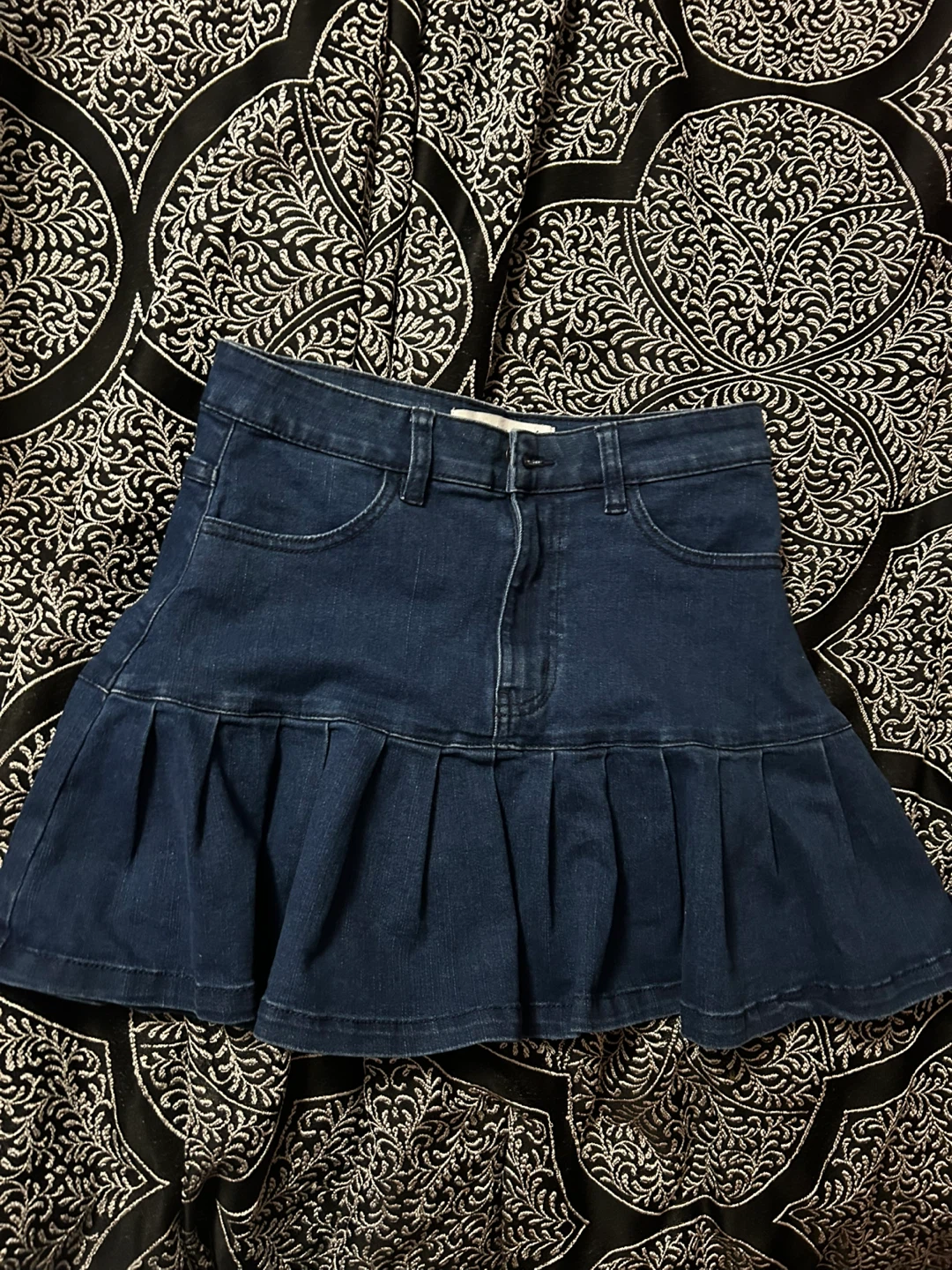 Denim Pleated Skirt - M/M