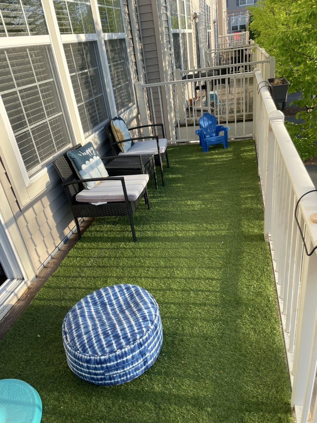 Wicker Patio Set with Cushions