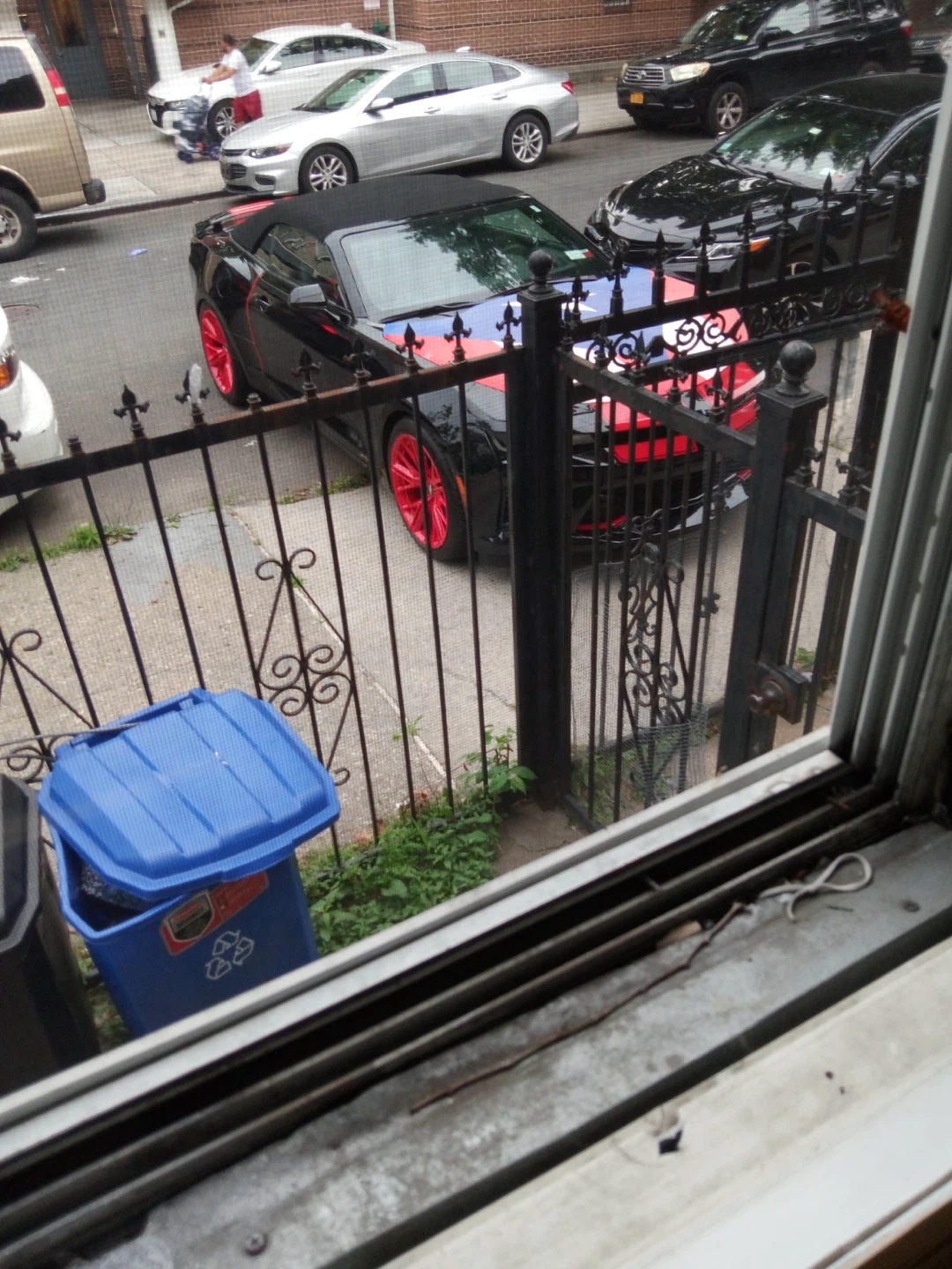 Black Chevrolet Camaro Convertible with Red Stripes - photo 3
