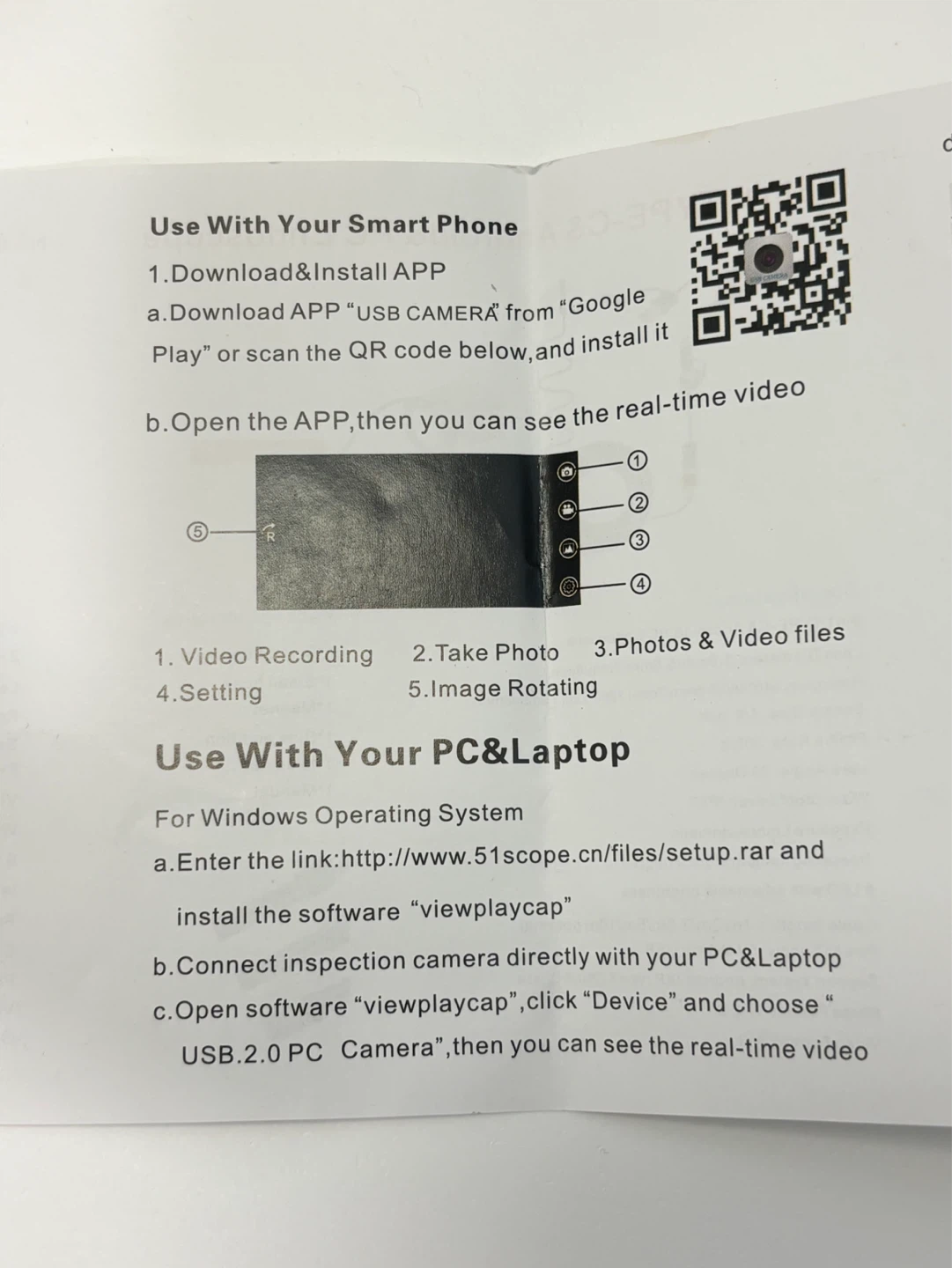 Inspection Borescope Camera water proof - photo 4