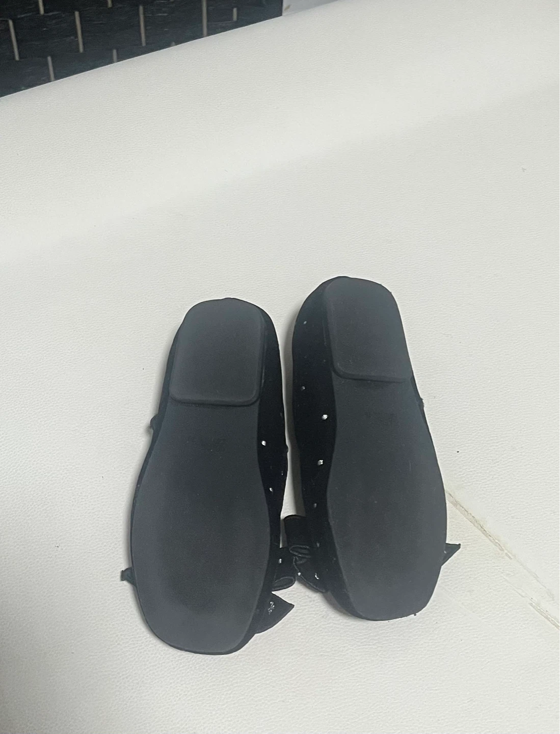 Zara Black Velvet Bow Mary Jane Shoes - Size 28 - photo 4