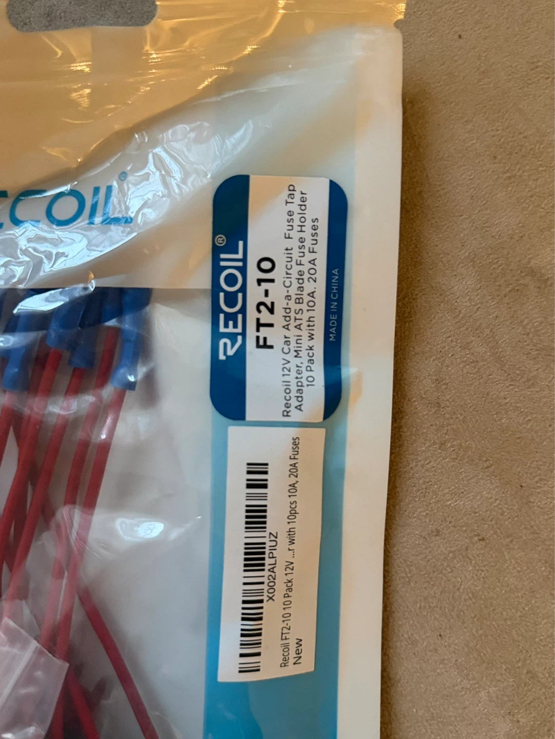 Recoil FT2-10 12V Car Add-a-Circuit Fuse Tap Adapter Kit - photo 2