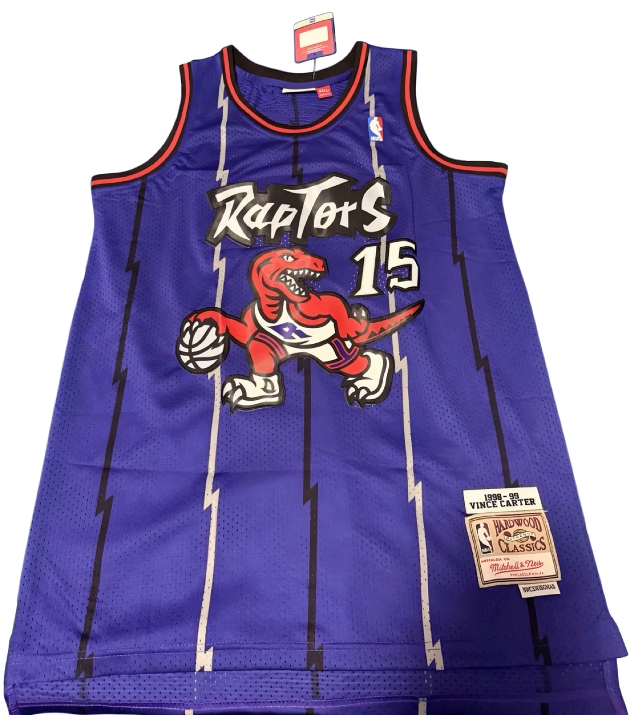 Vince Carter Raptors Purple Jersey #15 NBA Men’s Large, Medium