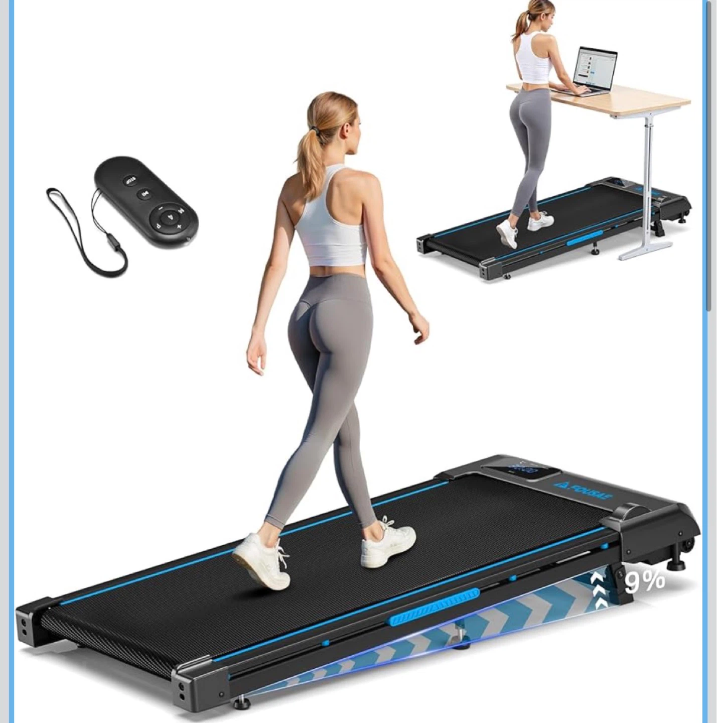 Fousaie Walking Pad Treadmill - Box Packed - photo 2