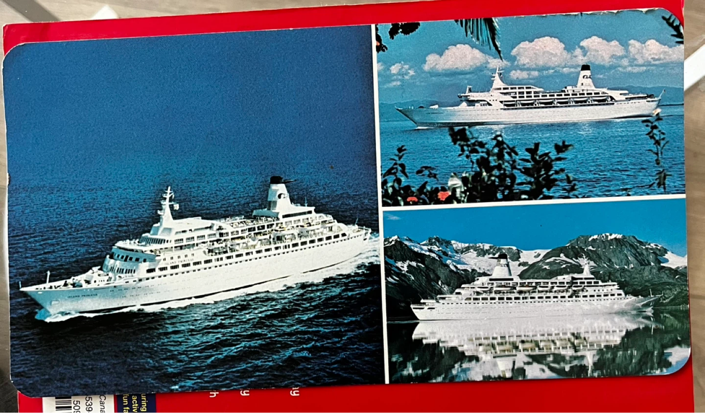 Princess Cruises Vintage Postcard