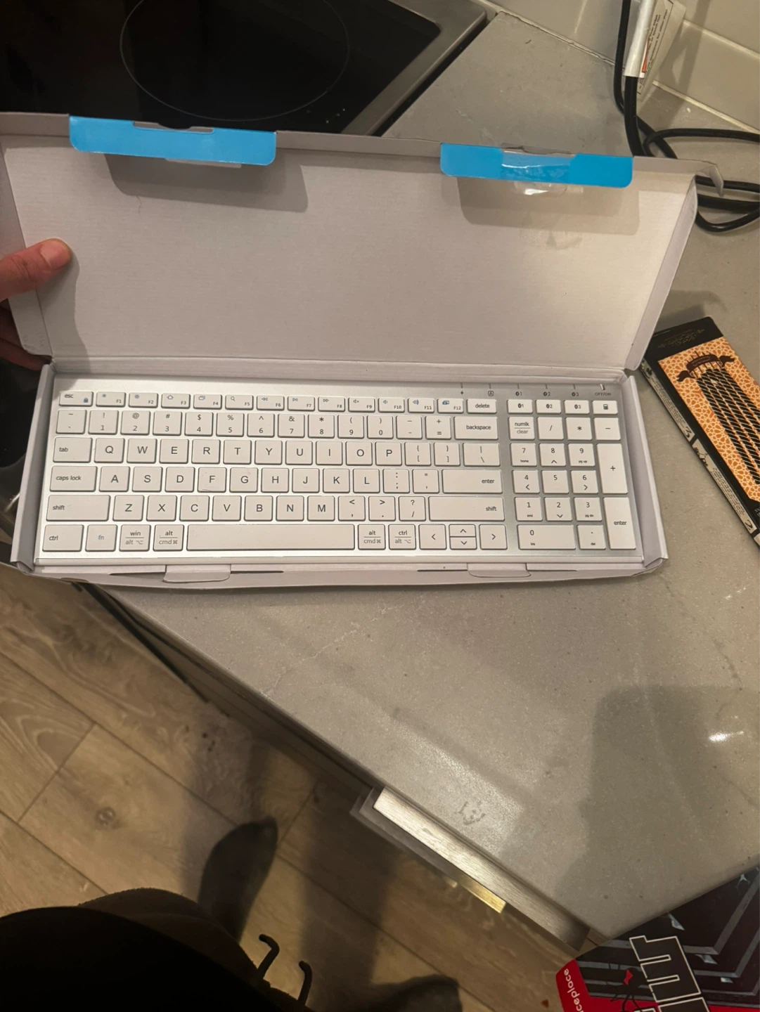 iClever BK10 Bluetooth Keyboard - Silver - photo 2