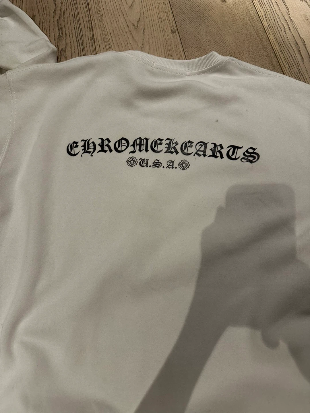 Chrome Hearts White Crewneck Sweatshirt - photo 2