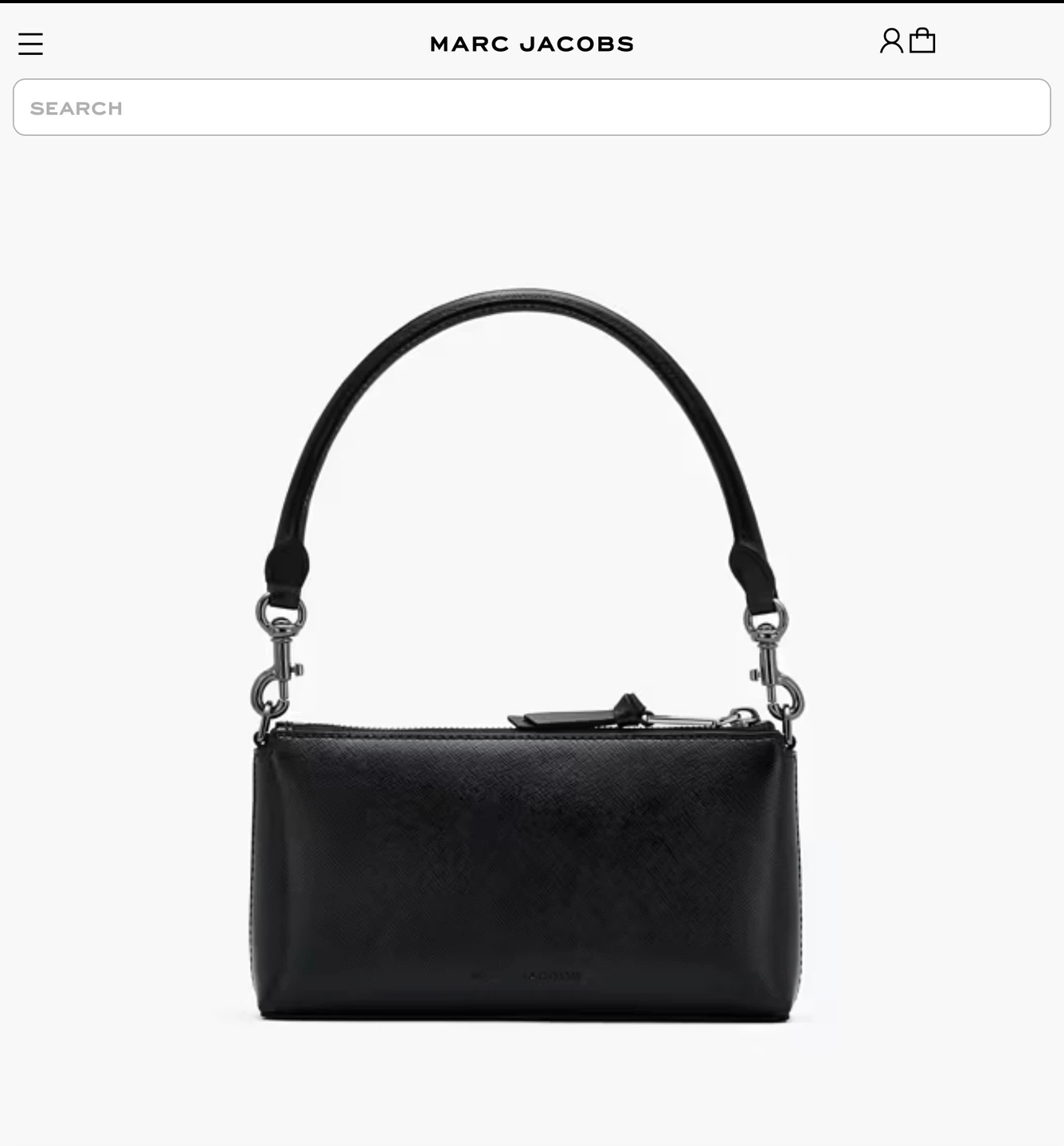 Marc Jacobs Black Leather Shoulder Bag with Chain Strap - photo 2