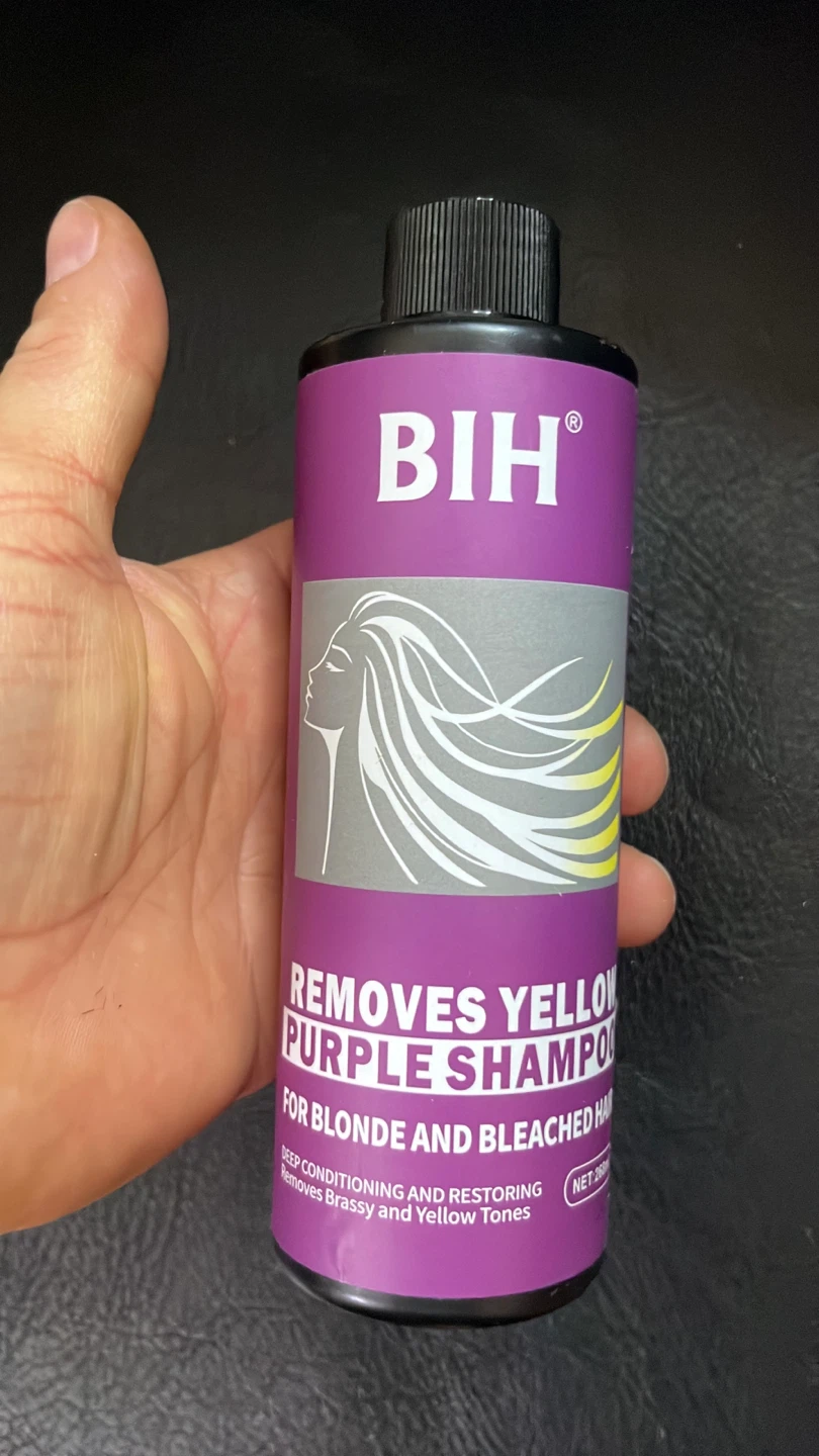 BIH Purple Shampoo for Blonde and Bleached Hair - 280ml
