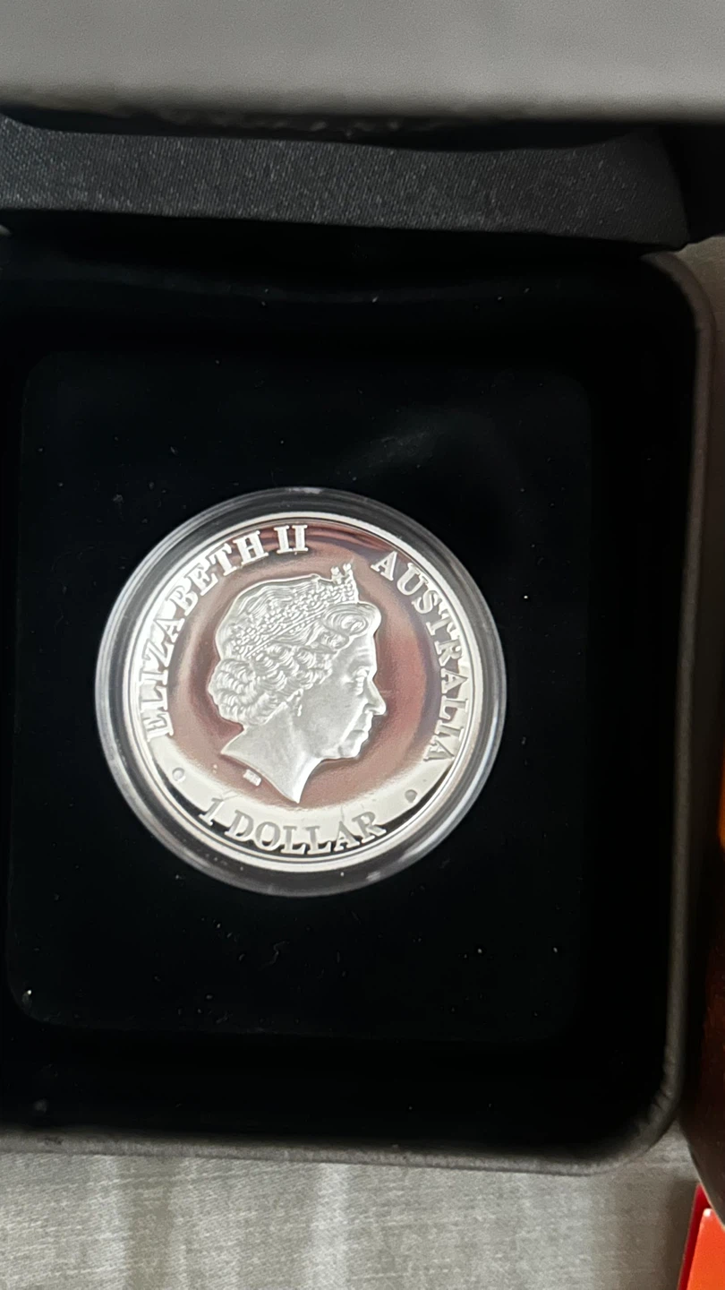 2010 Perth Mint 1oz Silver Proof Australian Kangaroo Coin - photo 3