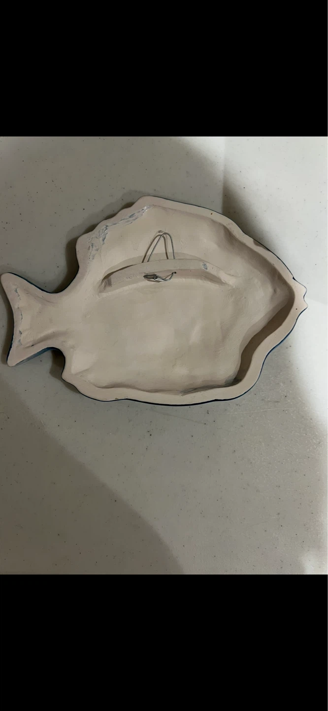 Dubrovnik Fish Shaped Ceramic Wall Plaque - photo 2