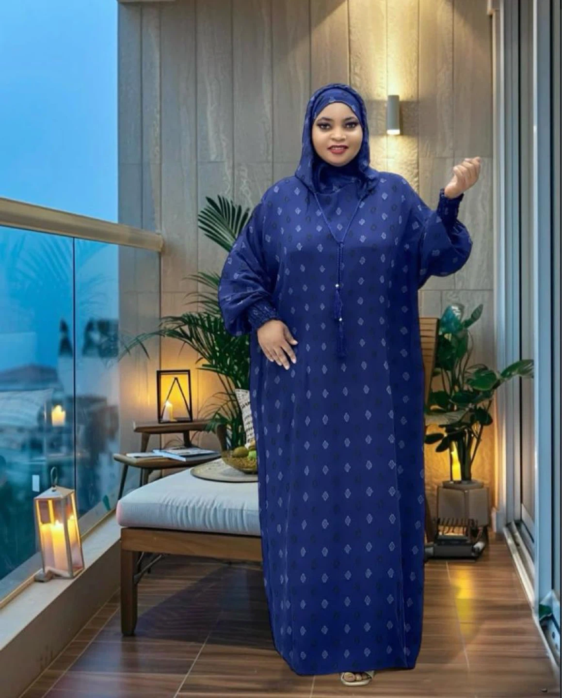Modest Abaya Dress with Hijab
