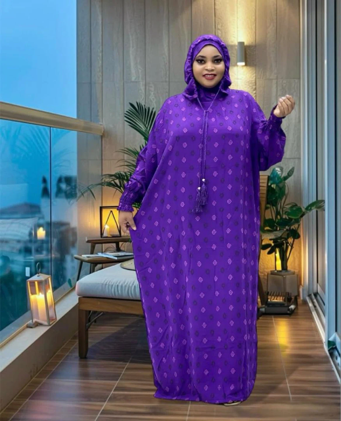 Modest Abaya Dress with Hijab - photo 2