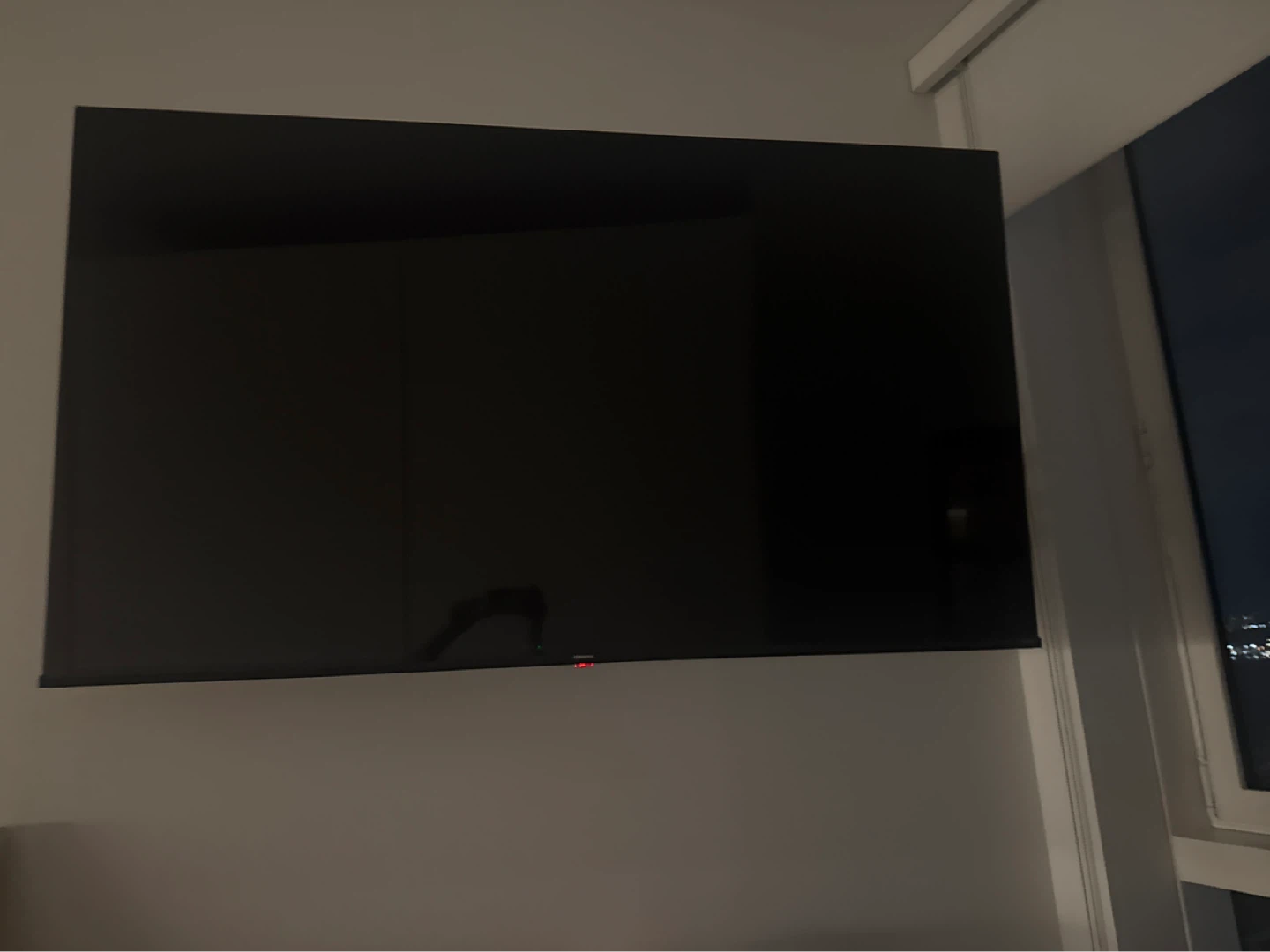 Black Flat Screen TV 65 inch