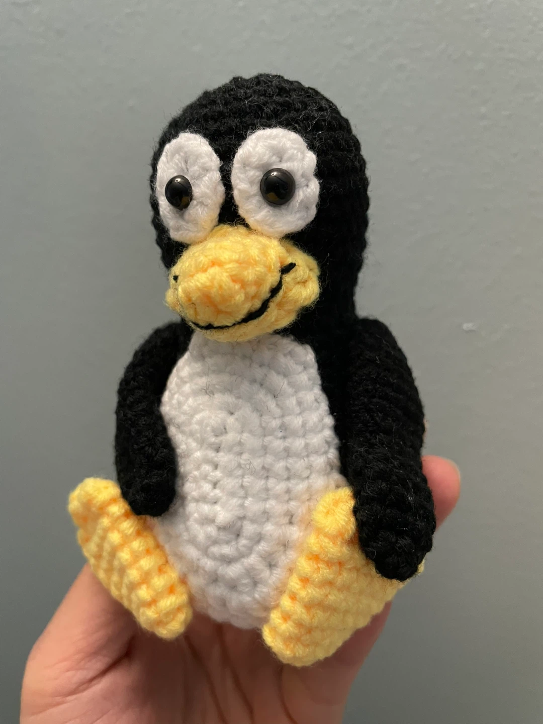 Crocheted Linux Penguin - photo 3