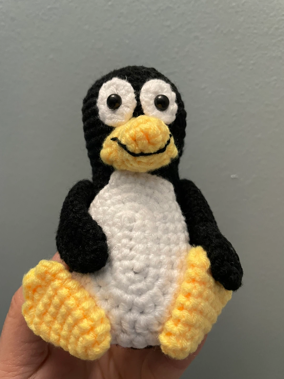 Crocheted Linux Penguin - photo 2
