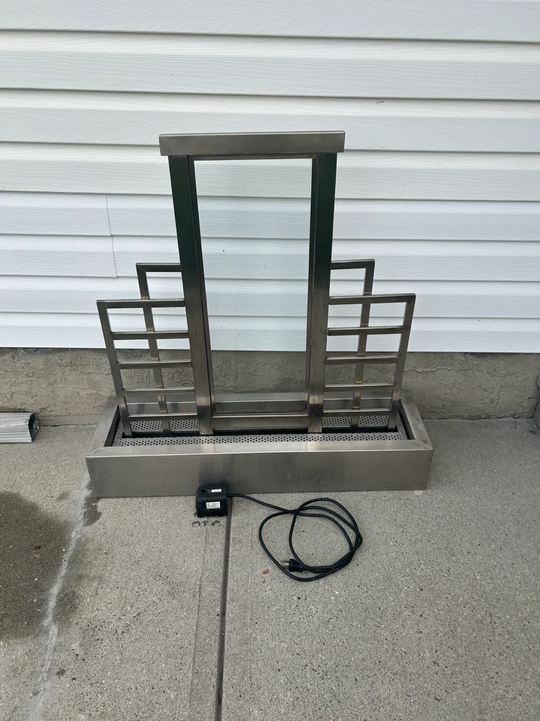 Modern Stainless Steel Tabletop Fountain - photo 2