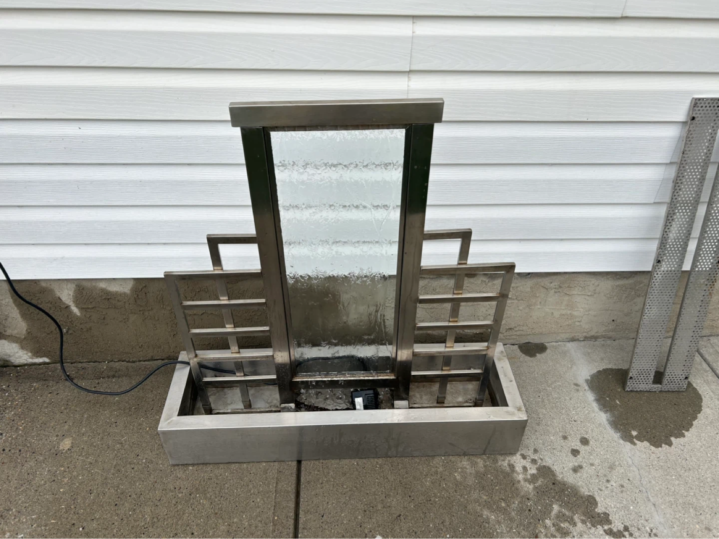 Modern Stainless Steel Tabletop Fountain - photo 4