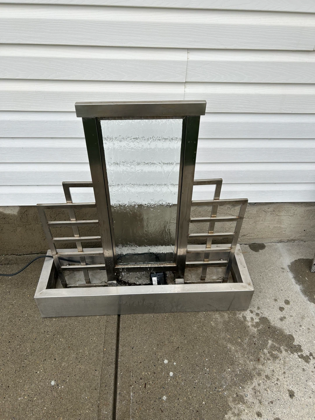 Modern Stainless Steel Tabletop Fountain - photo 5
