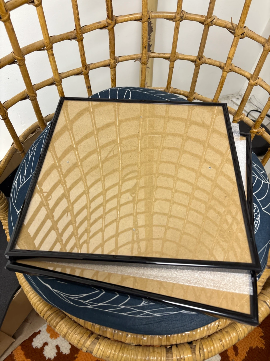 Pair of 12X12” wall hanging picture frames
