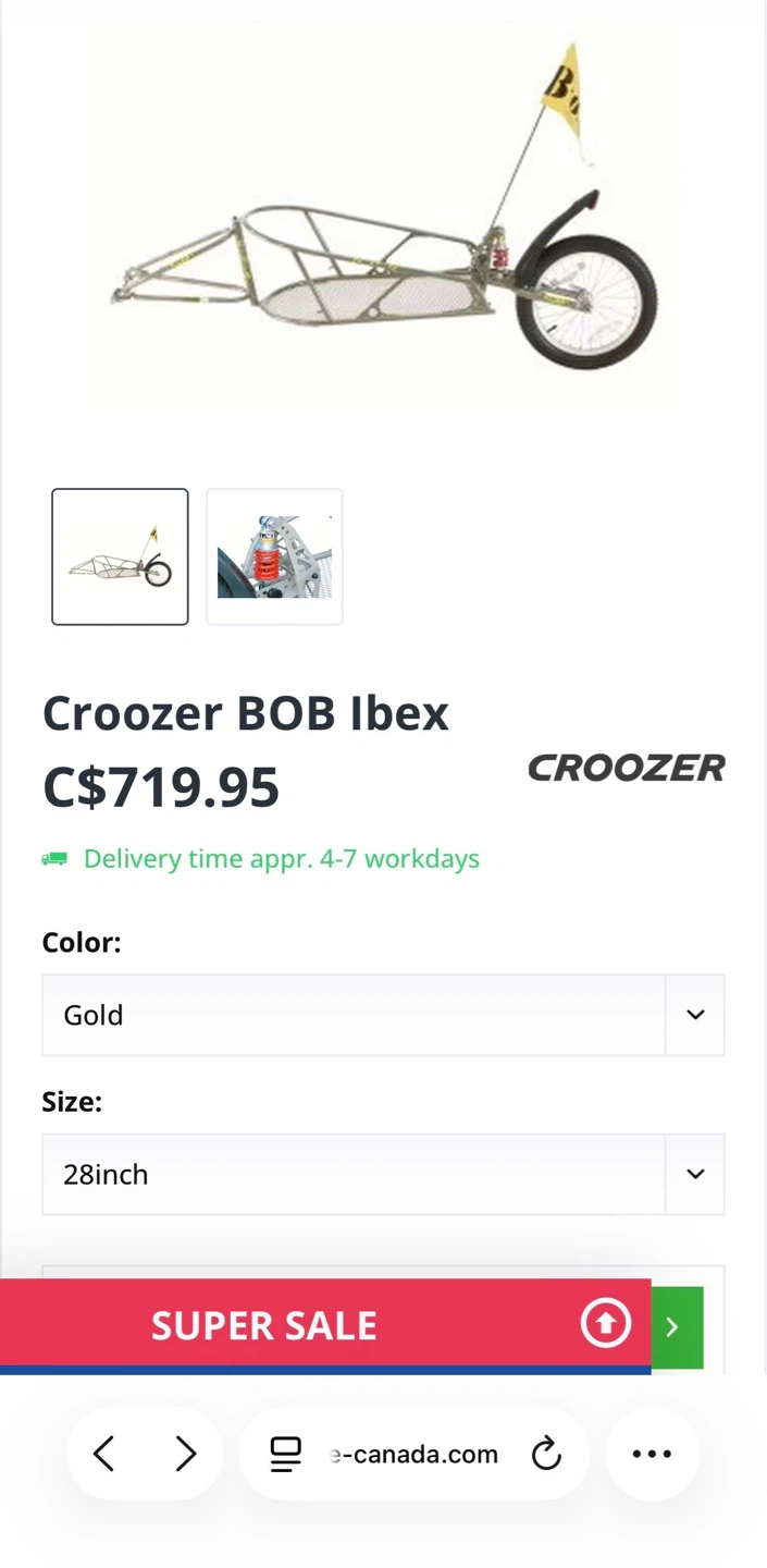 Croozer Ibex Cargo Trailer - photo 5