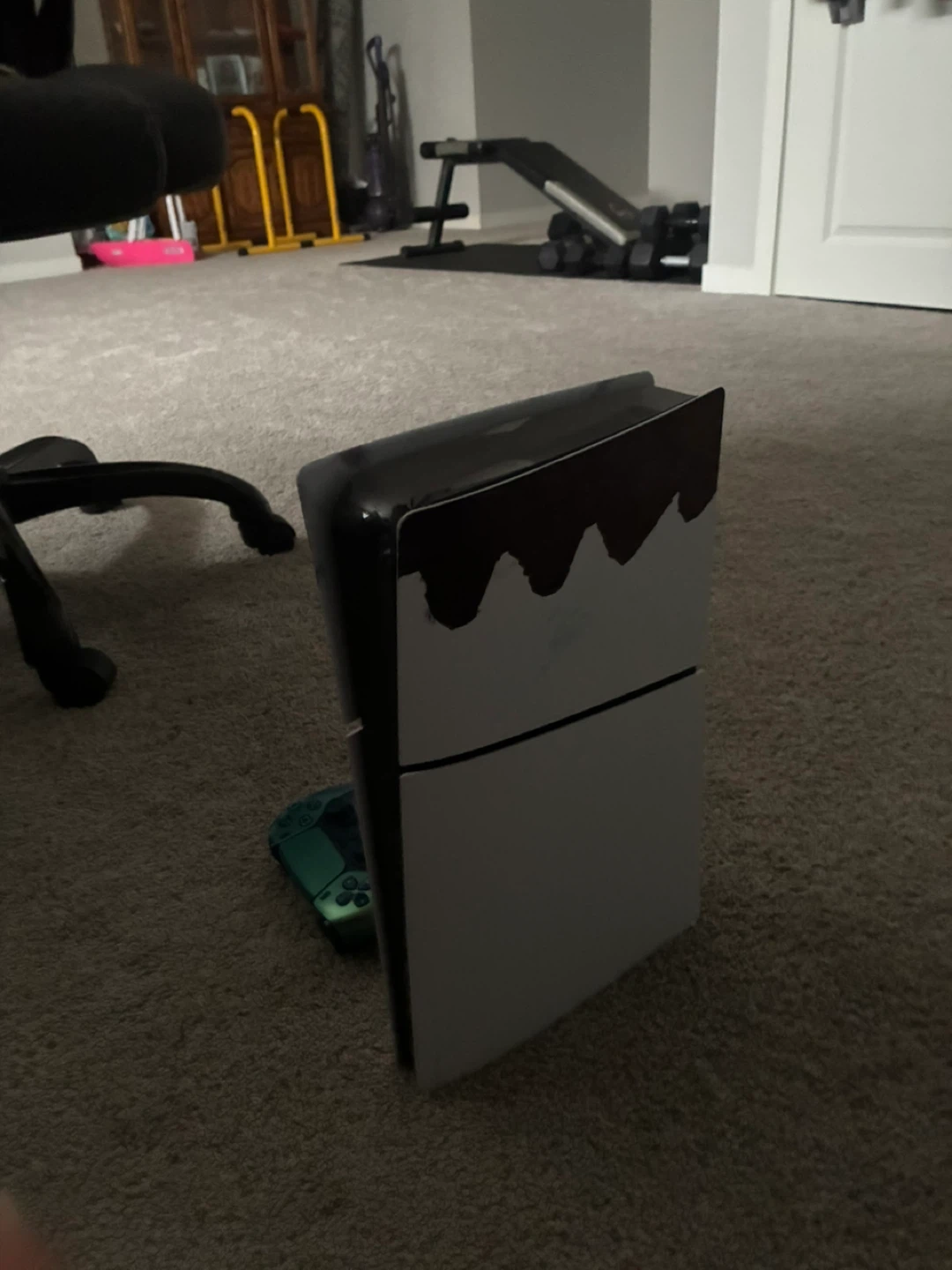 PlayStation 5 Console with Custom Decal and Controller