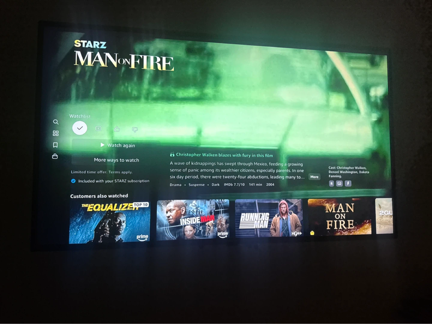 45 inch Roku TV flat screen with remote