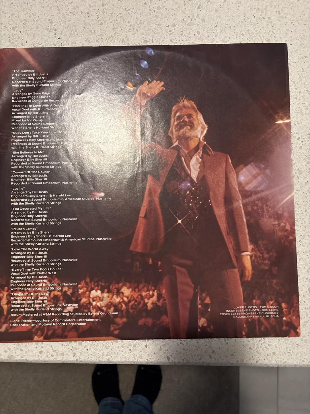Kenny Rogers' Greatest Hits Vinyl Record - photo 3