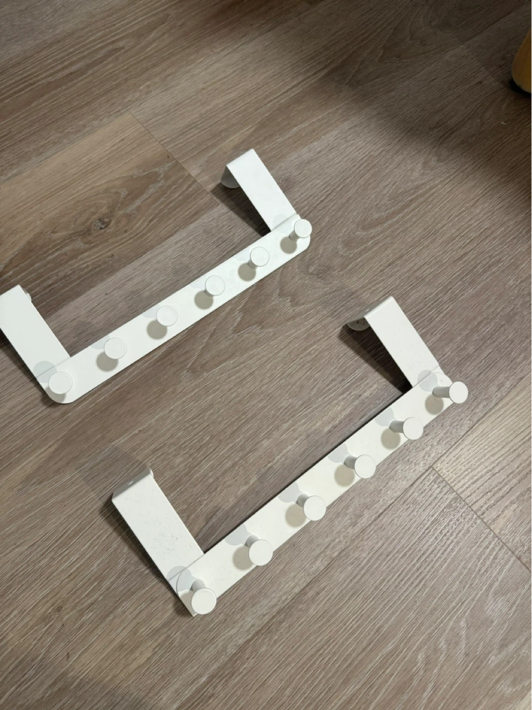 2x IKEA Enudden Over-the-Door Hooks - White