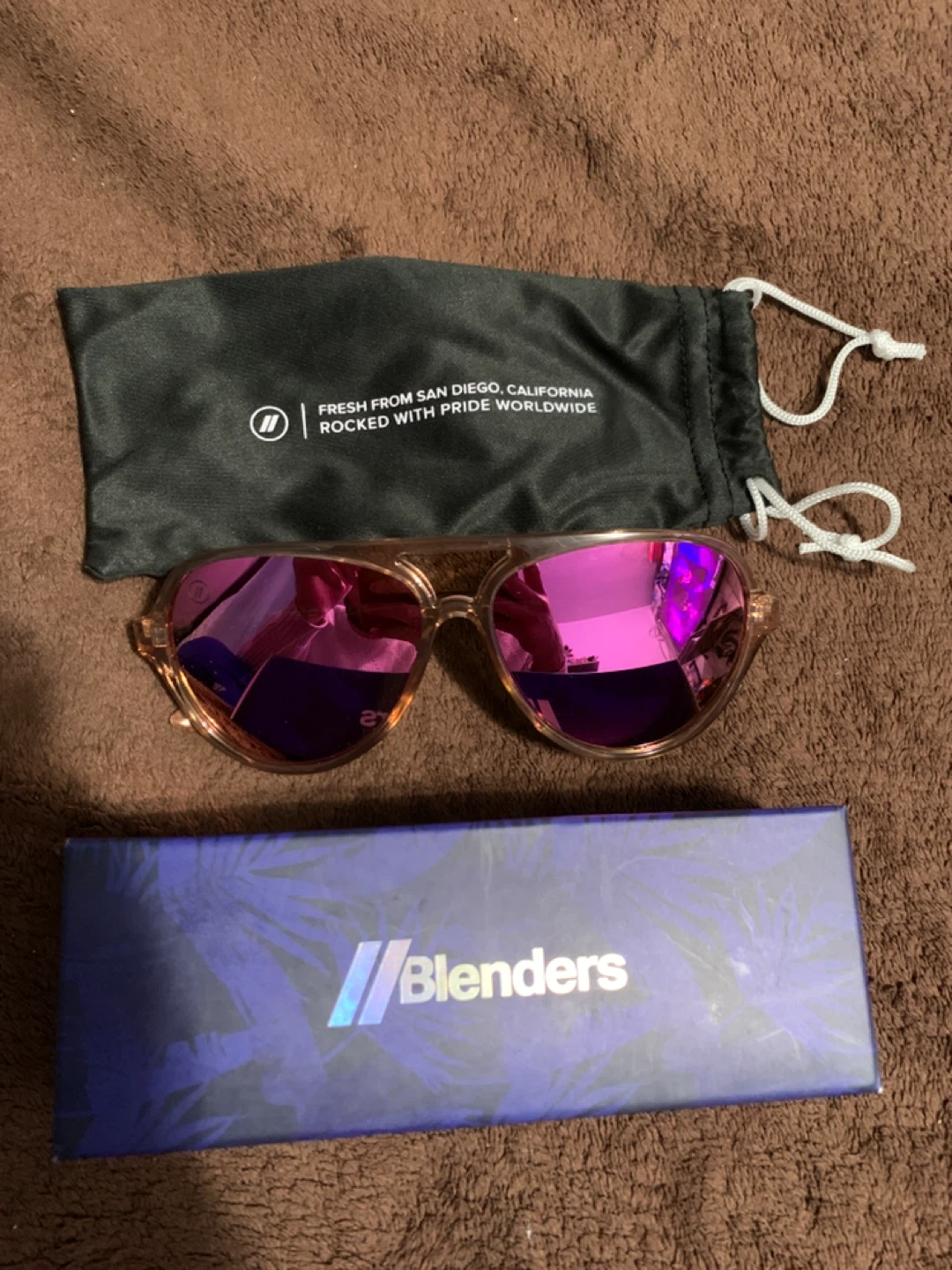 Blenders Eyewear Candy Cove Sunglasses Polarized Pink Mirror