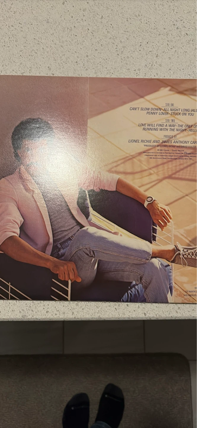 Lionel Richie Can't Slow Down Vinyl Record LP - photo 2